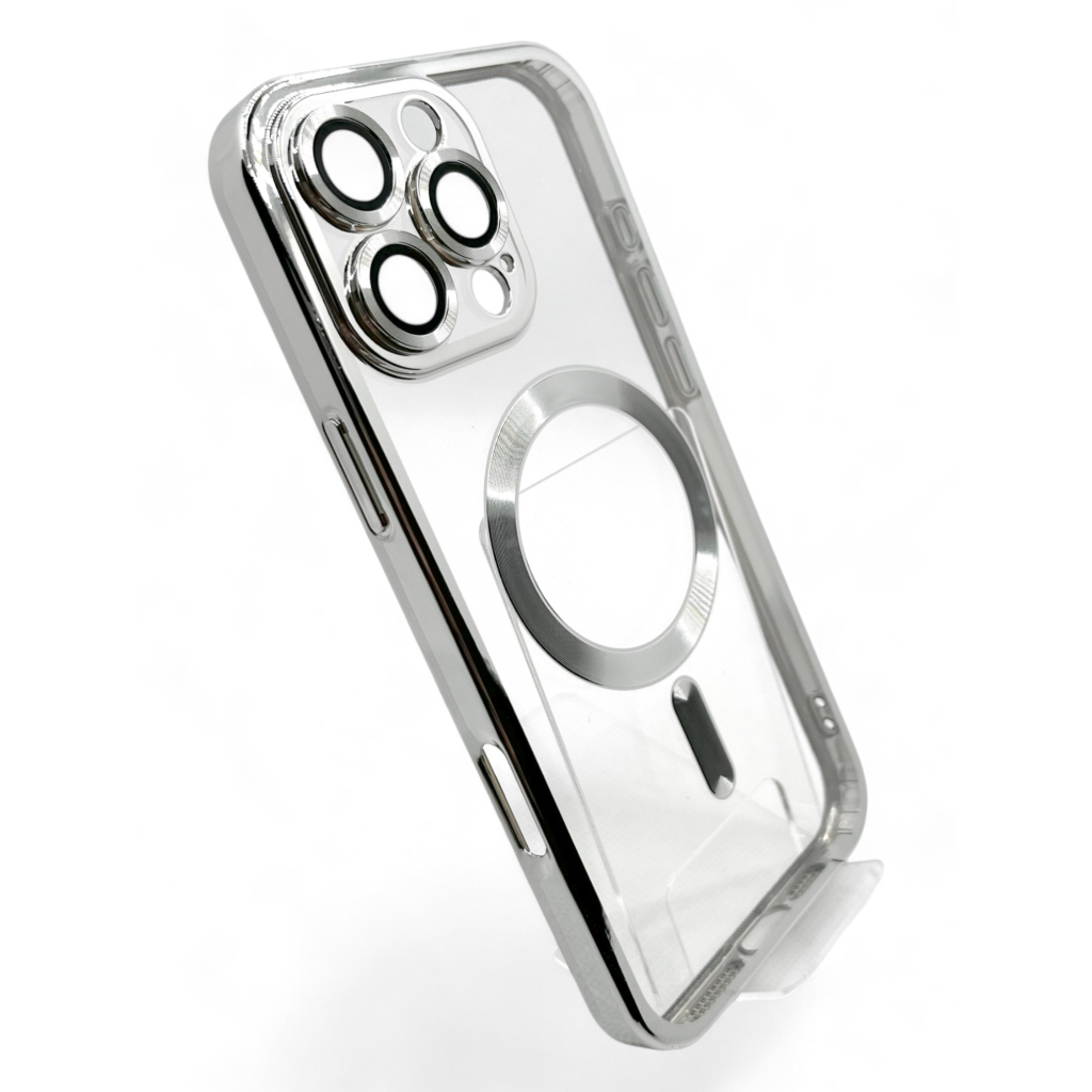 Чохол до мобільного телефона BeCover TPU Chrome Case (MagSafe) для Apple iPhone 16 Pro Silver (712083) - зображення 2