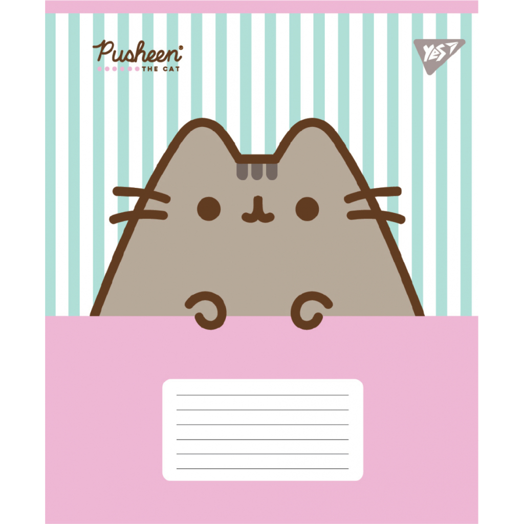 Зошит Yes Pusheen Candy А5 12 аркушів коса лінія (767599) - зображення 2