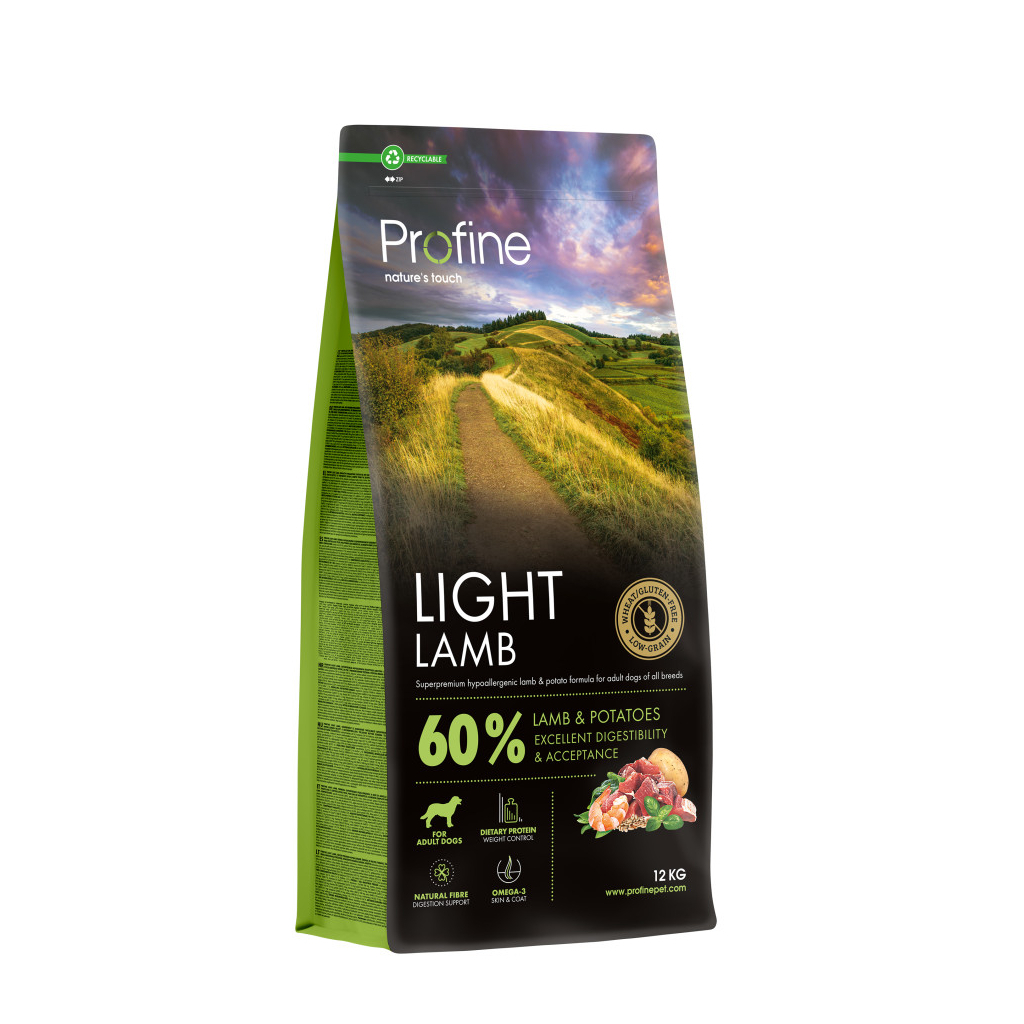 Сухий корм для собак Profine Light Lamb and Potatoes для собак з надмірною вагою 12 кг (8595602569458) - зображення 1