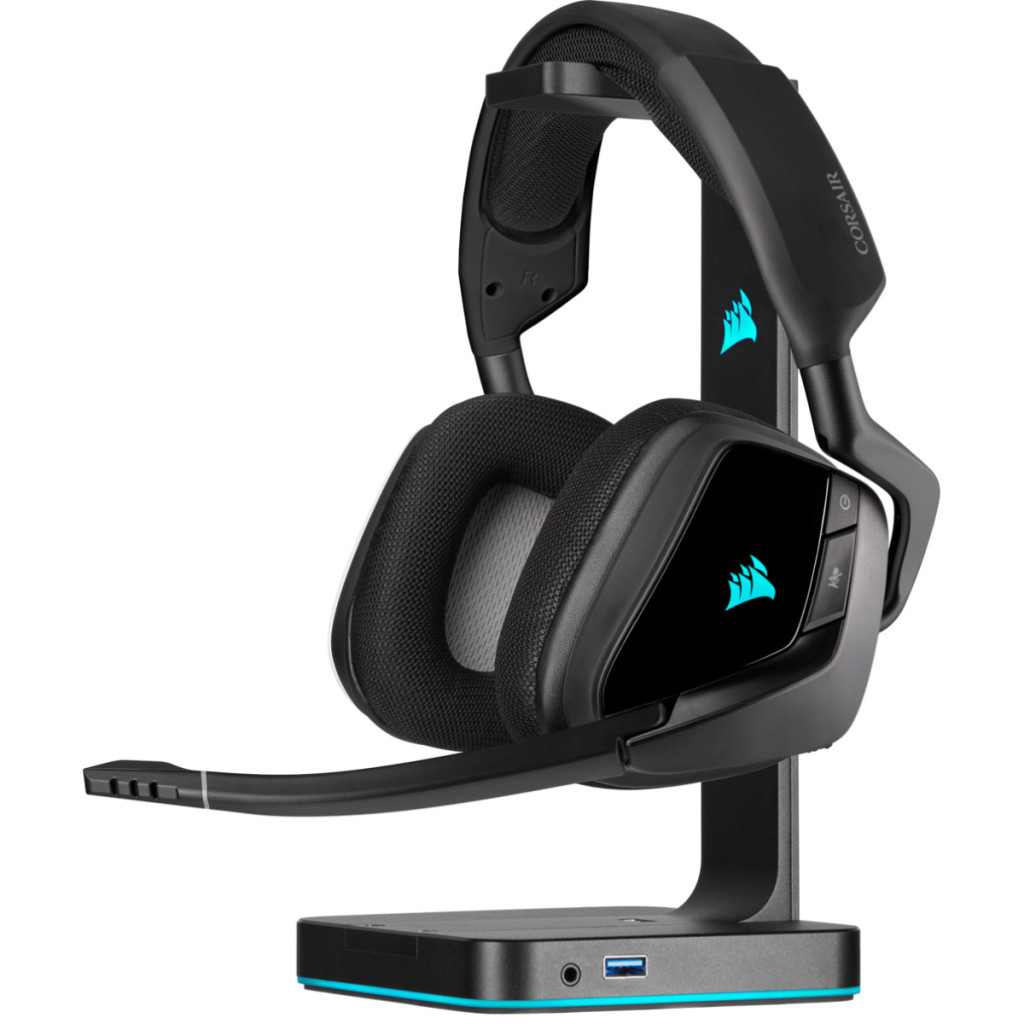 Навушники Corsair Void RGB Elite Wireless Carbon (CA-9011201-EU) - зображення 9