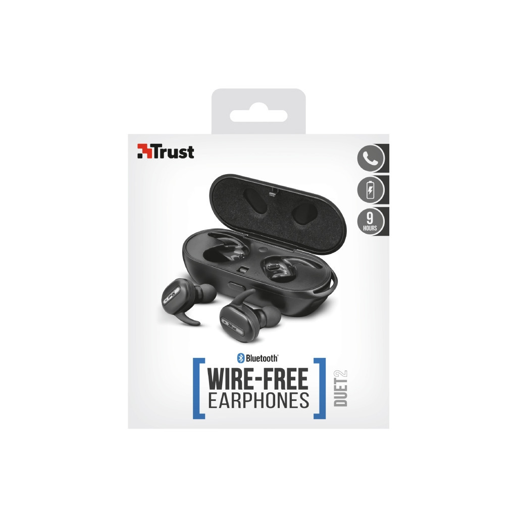 Навушники Trust Duet2 True Wireless Earbuds Black (22864) - зображення 10