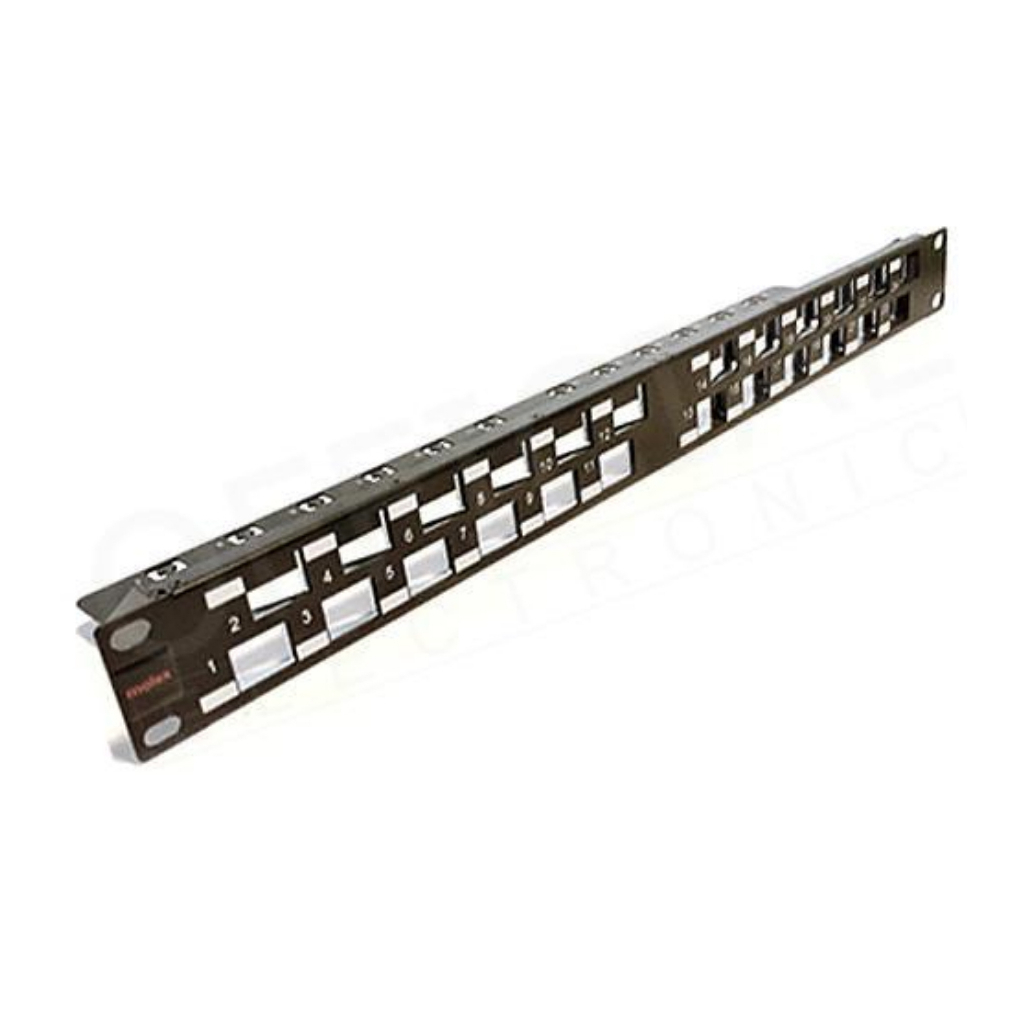 Патч-панель Molex рама для набора 19" 1U 24 порти Kyestone (PID-00282) - зображення 1