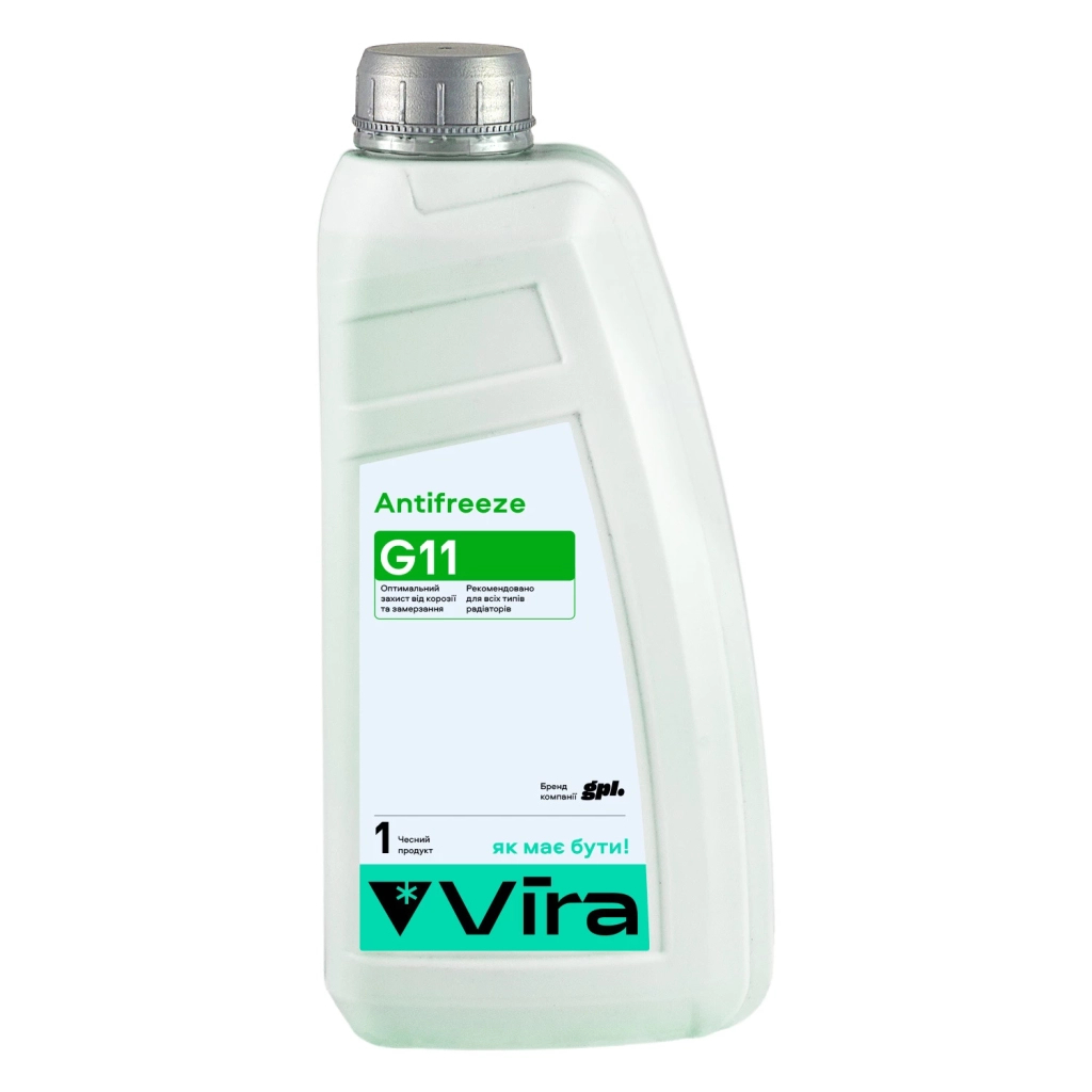 Антифриз VIRA -40 °C G11 зелений 1 кг (VI0030) - зображення 1