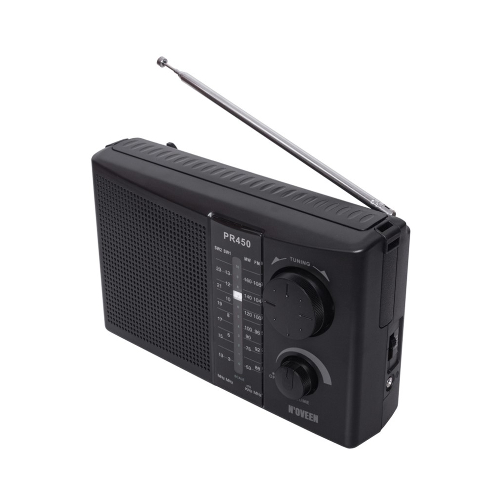 Портативний радіоприймач N'oveen PR450 Black (RL070857) - изображение 3