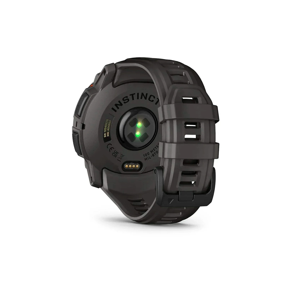 Смарт-годинник Garmin Instinct 3, 50mm, Solar, Black Bezel with Charcoal Band, GPS смарт-годинник (010-02935-00) - зображення 5