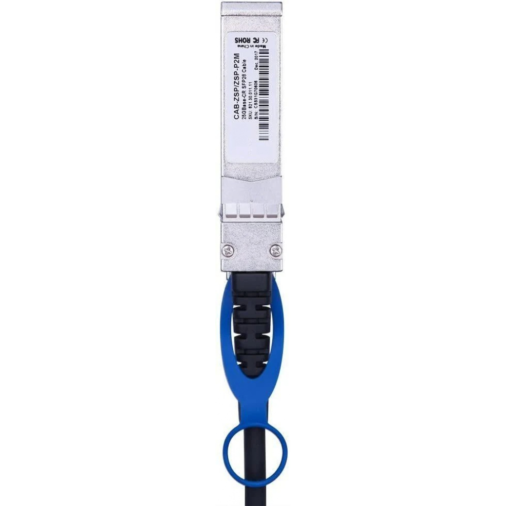 Оптичний патчкорд Alistar SFP28 to SFP28 25G Directly-attached Copper Cable 2M (DAC-SFP28-2M) - зображення 2