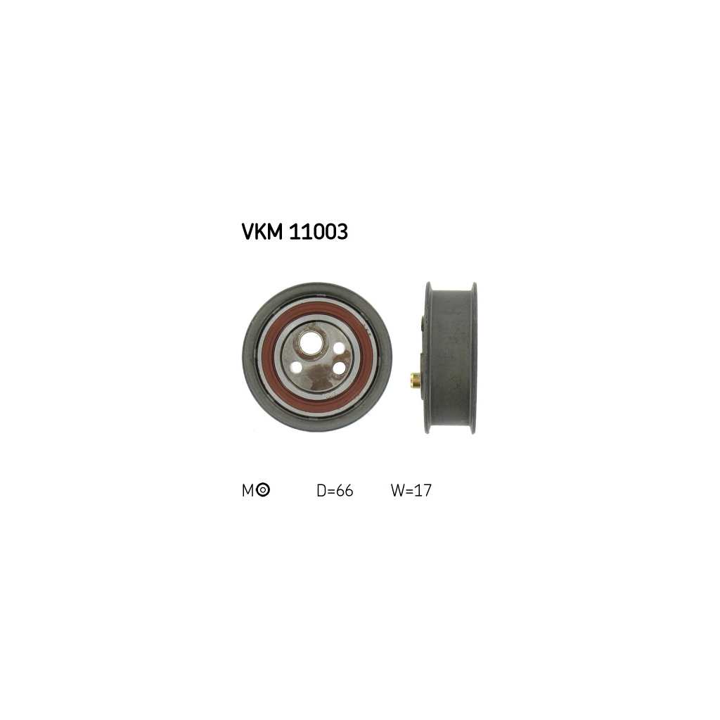 Ролик натягувача ременя SKF VKM 11003 - зображення 1