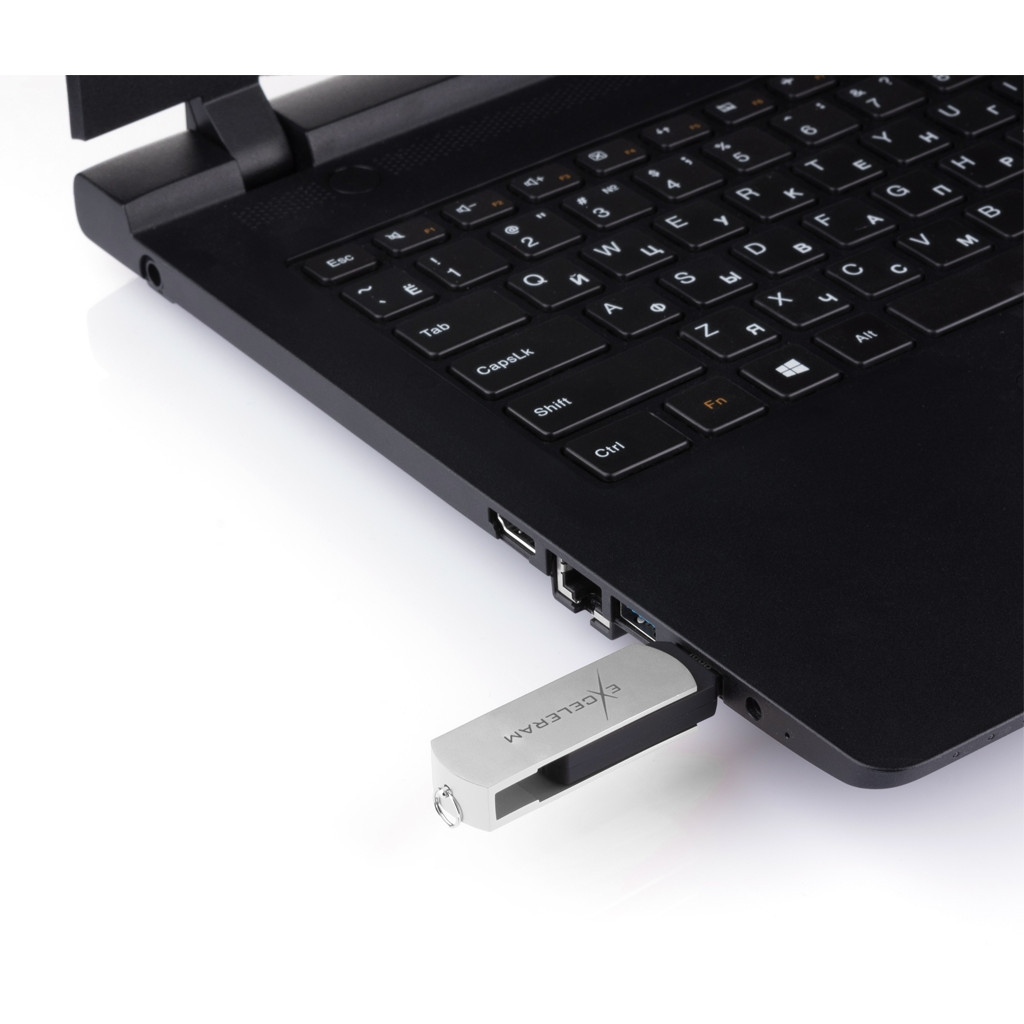 USB флеш накопичувач eXceleram 64GB P2 Series White/Black USB 3.1 Gen 1 (EXP2U3WHB64) - зображення 7
