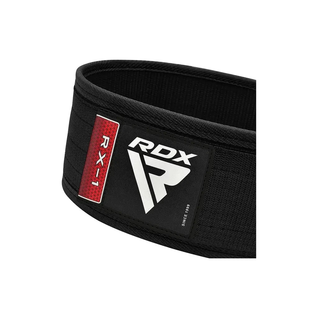 Атлетичний пояс RDX RX1 Weight Lifting Belt Black S (WBS-RX1B-S) - зображення 5