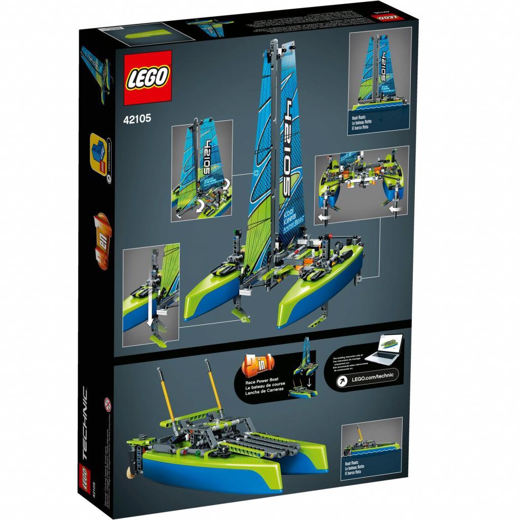 Конструктор LEGO Technic Катамаран 404 деталі (42105) - зображення 4