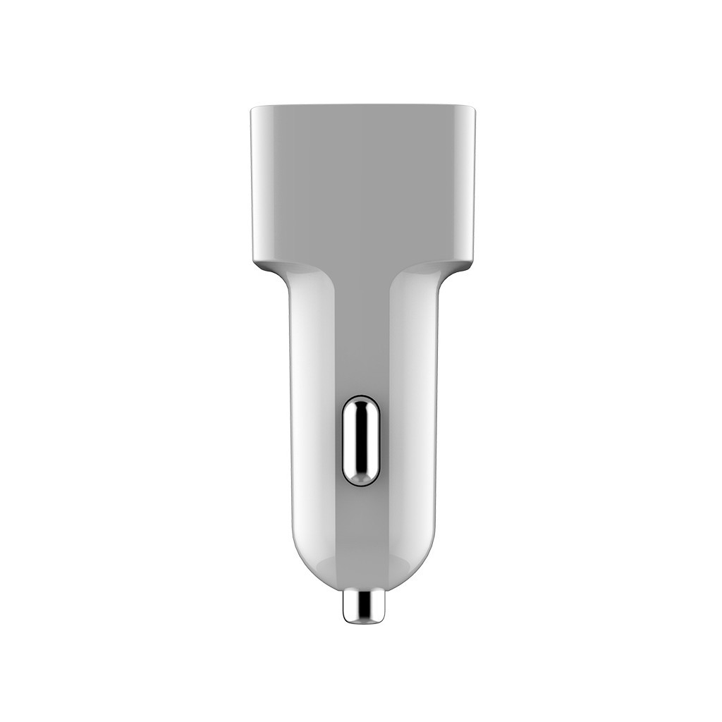 Зарядний пристрій ColorWay 2USB AUTO ID 2.4A (12W) white (CW-CHA009-WT) - зображення 2