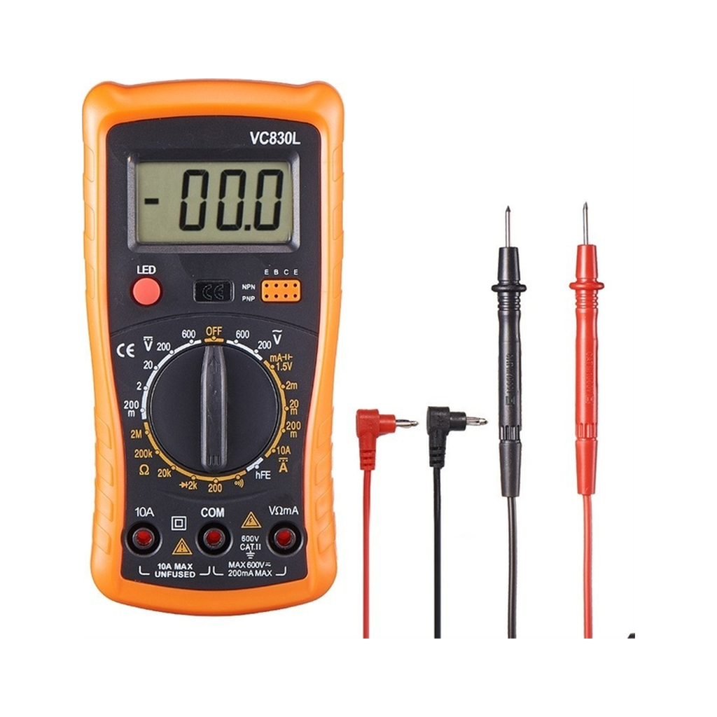 Цифровий мультиметр Victor VC830L, V, A, R, Hz (VC830L) - изображение 1