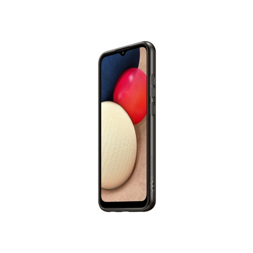 Чохол до мобільного телефона Samsung Soft Clear Cover Galaxy A02s (A025) Black (EF-QA025TBEGRU) - зображення 4