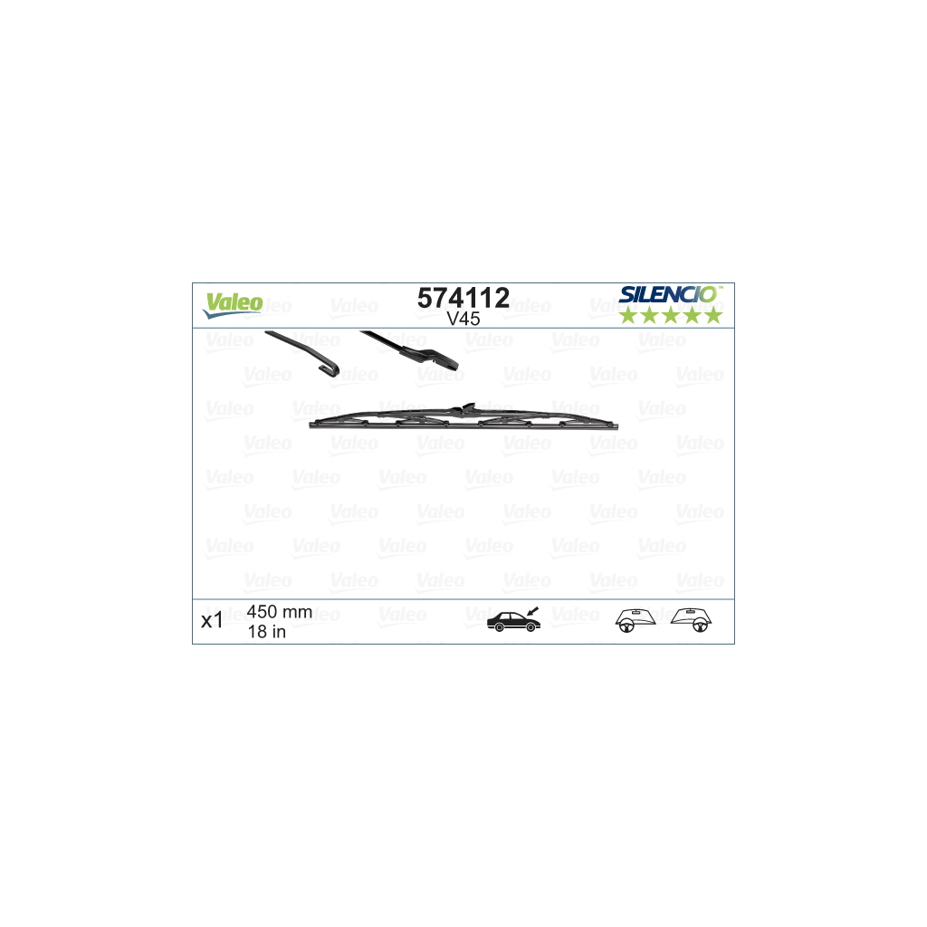 Щітка склоочисника Valeo 574112 - зображення 1