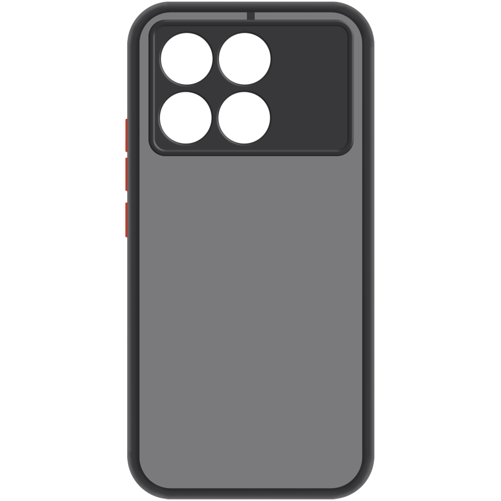 Чохол до мобільного телефона MAKE Xiaomi Poco F6 Pro Frame Black (MCF-XPF6PBK) - зображення 1
