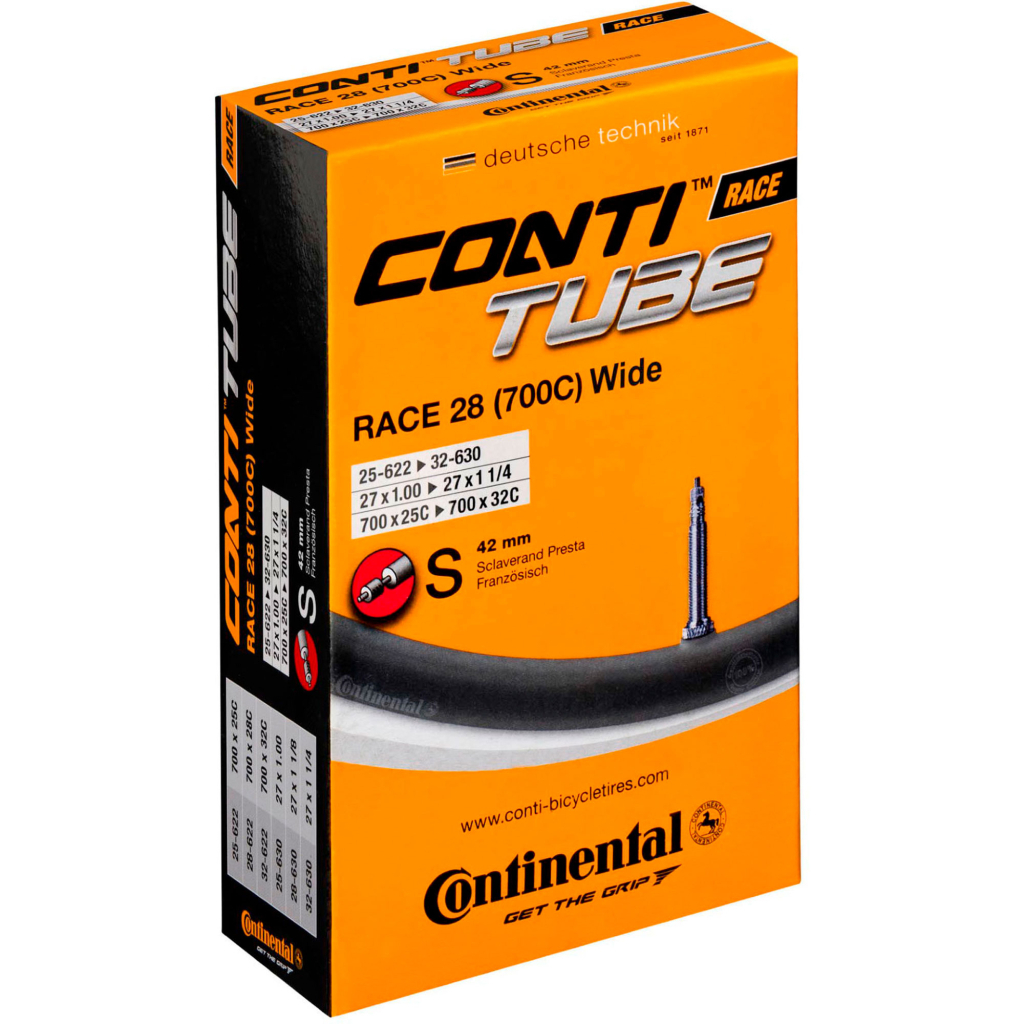 Велосипедна камера Continental Race 28" Training 25-622->32-630 S42 170 г (181921) - изображение 1