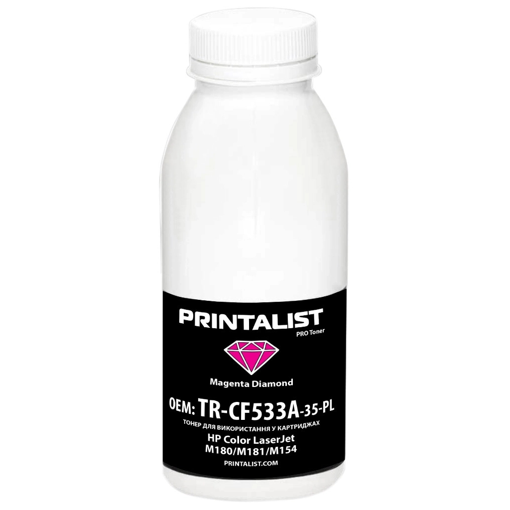 Тонер HP CLJ M180/M181/M154 35г Magenta Printalist (TR-CF533A-35-PL) - зображення 1