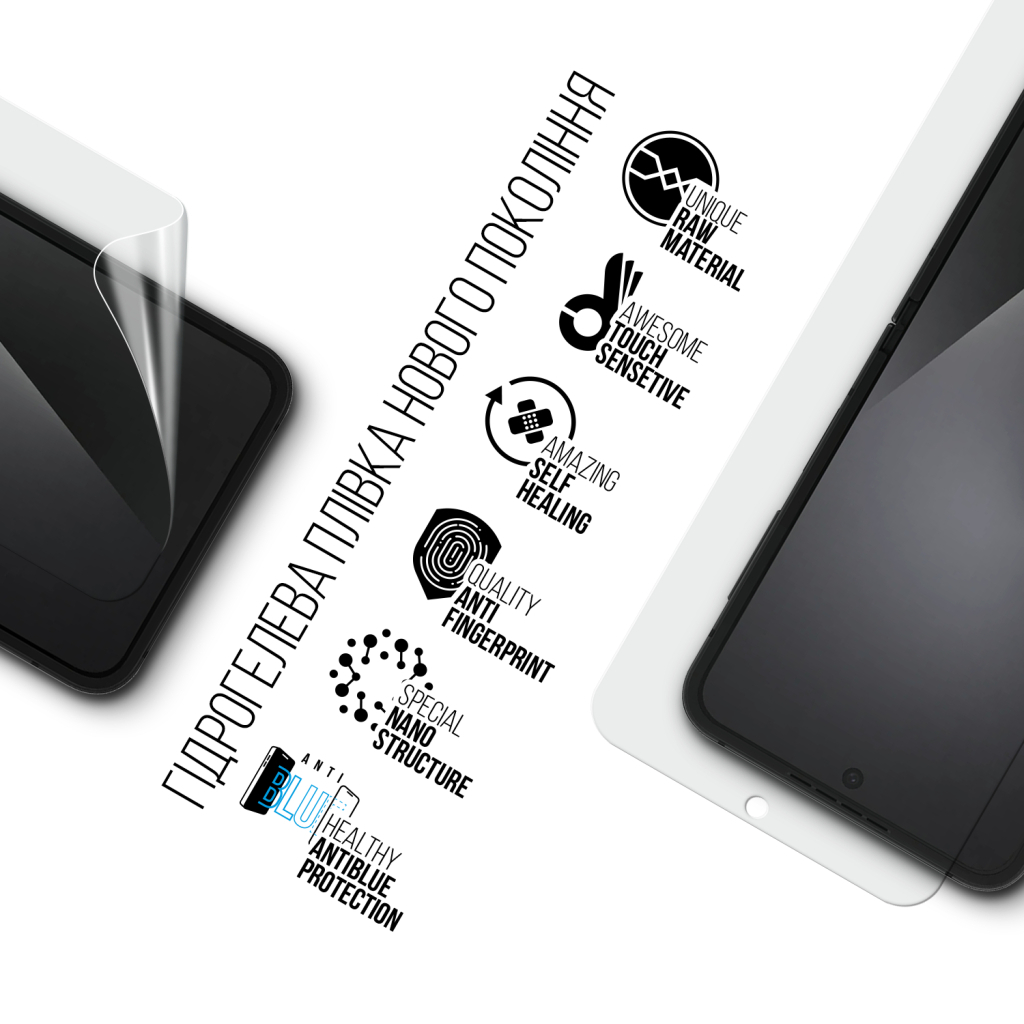 Плівка захисна Armorstandart Hydrogel Anti-Blue Samsung Flip 7 FE (SM-F761) (ARM87451) - зображення 2