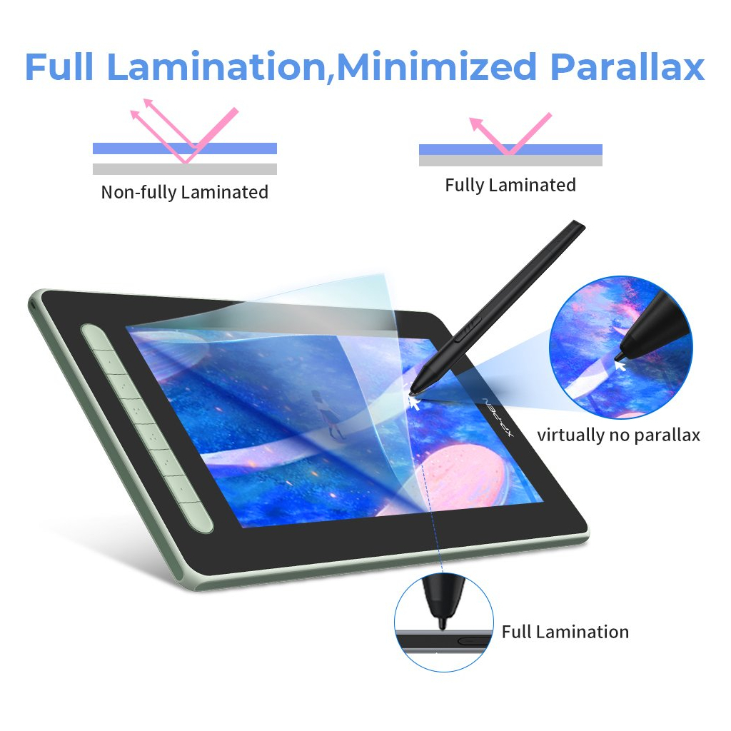 Планшет-монітор XP-Pen Artist 12 Pen Display (2nd Gen) Green (JPCD120FH_G) - зображення 8