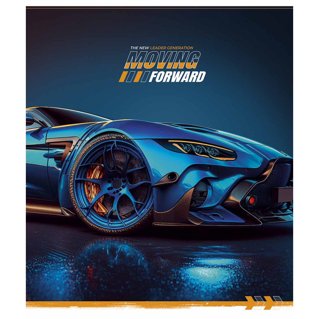 Зошит Школярик Moving forward 96 аркушів лінія (096-3370L) - зображення 1