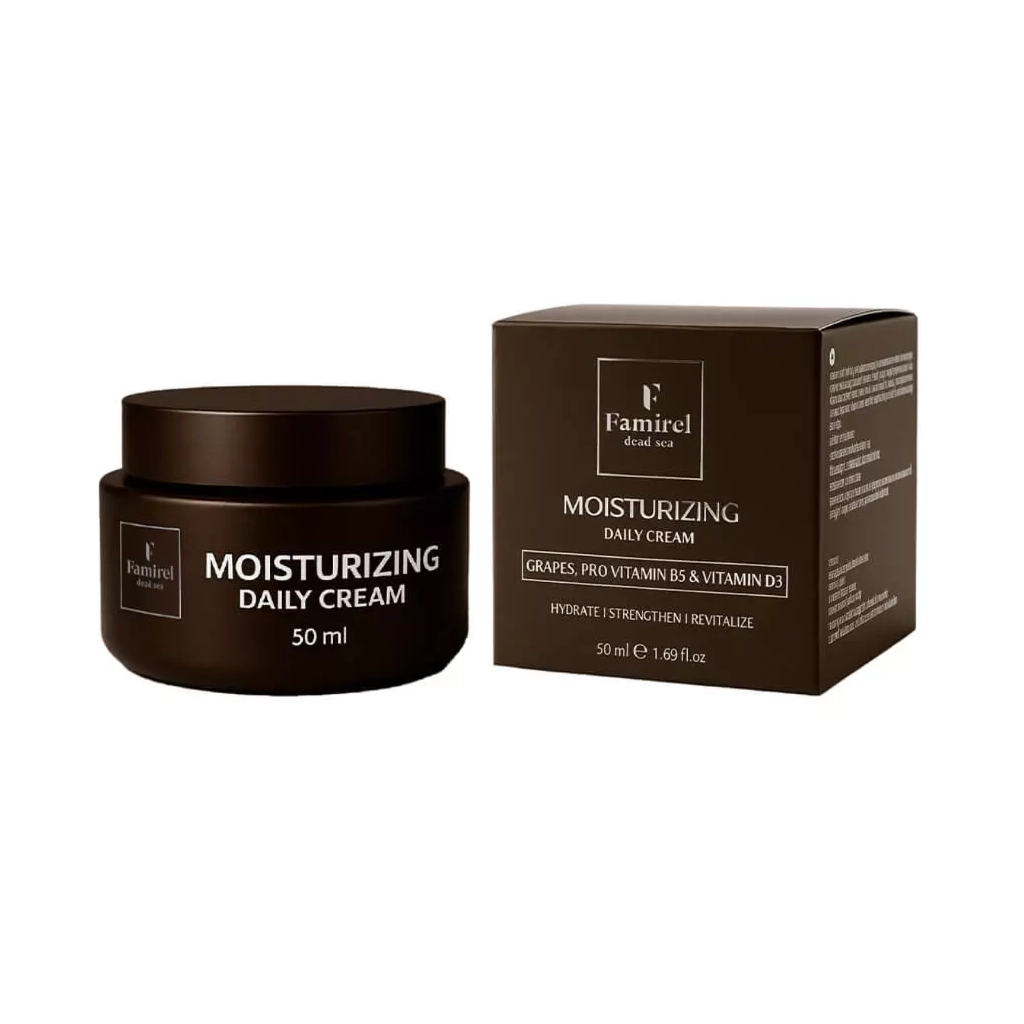 Крем для обличчя Famirel Men Moisturizing Daily Cream Зволожувальний 50 мл (7290114084871) - зображення 5