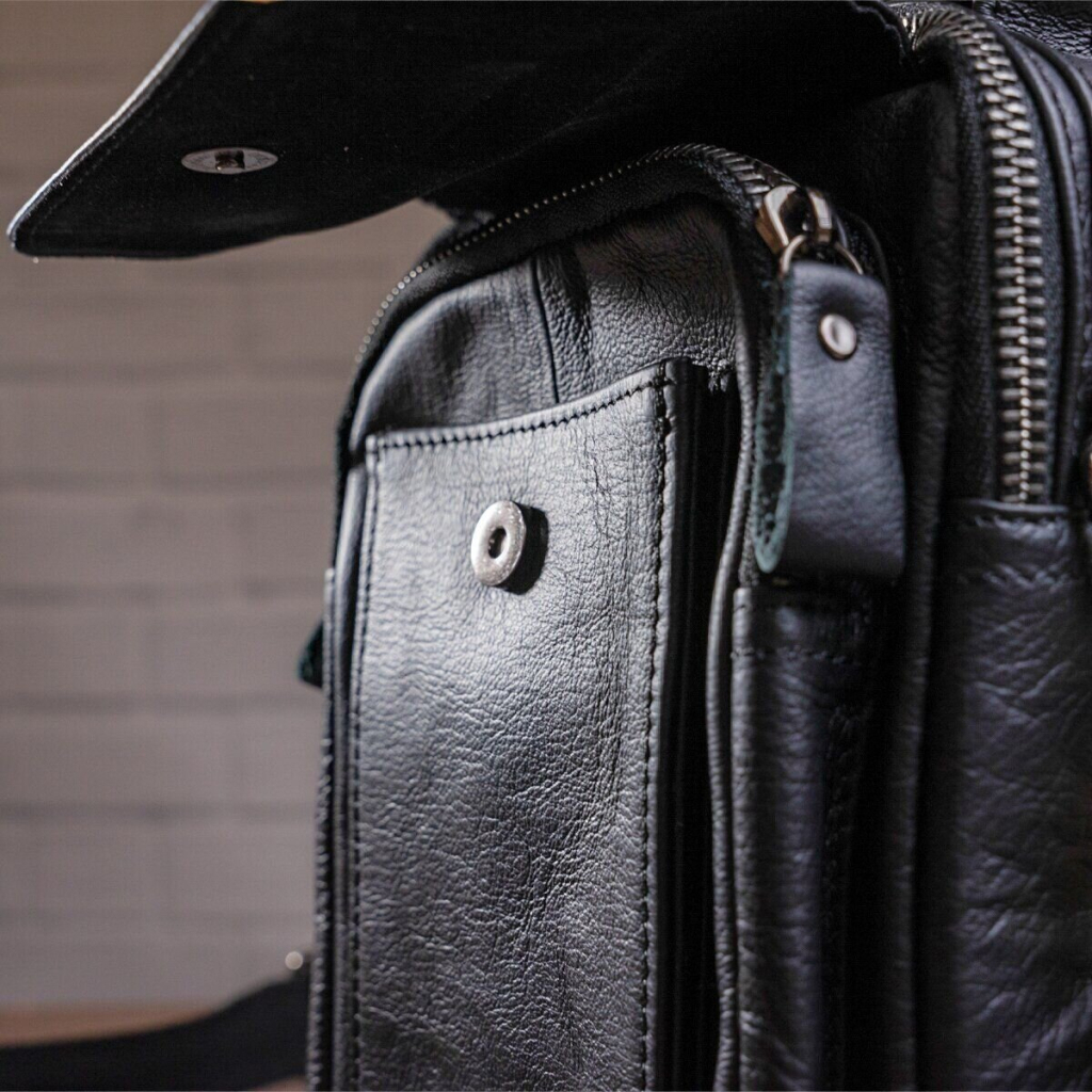 Сумка Vintage Чорна (14816) - зображення 8