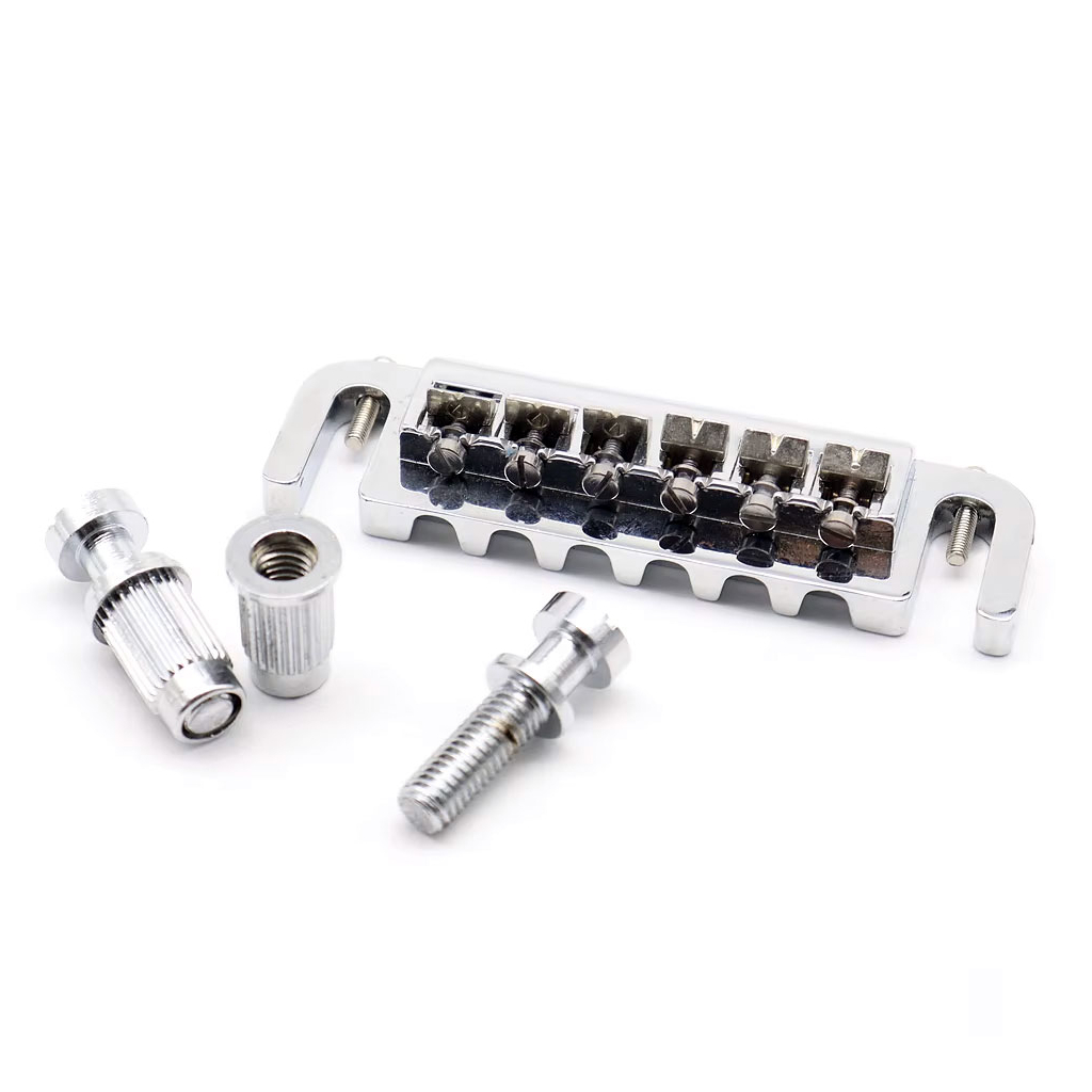 Бридж для гітари Paxphil BM004 Chrome - зображення 2
