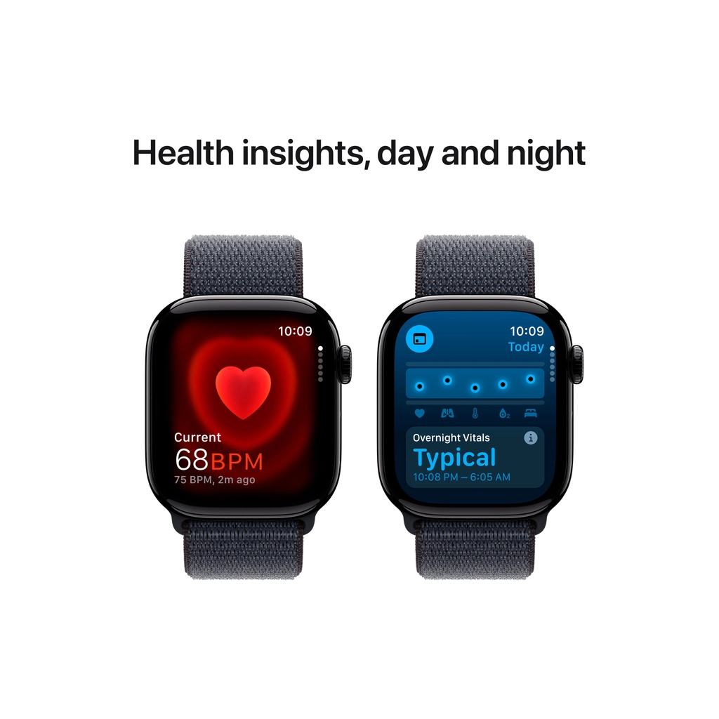 Смарт-годинник Apple Watch Series 10 GPS 42mm Jet Black Aluminium Case with Ink Sport Loop (MWWG3QH/A) - изображение 5