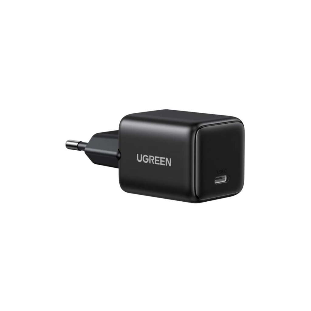 Зарядний пристрій Ugreen USB-C PD20W GaN X512 black (55553) - зображення 3