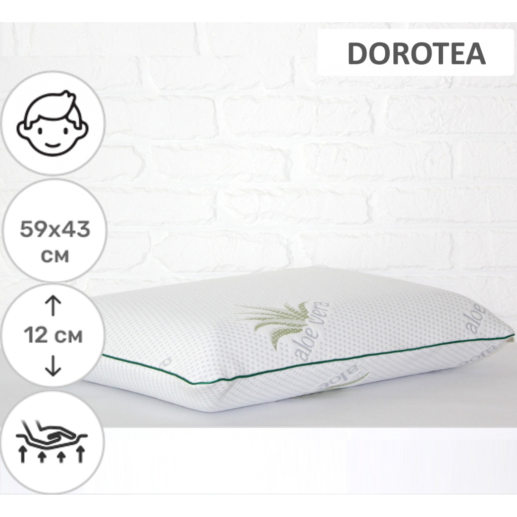 Подушка MirSon ортопедична 6059 Green nature Dorotea Men 59х43х12 (2200003261844) - зображення 2