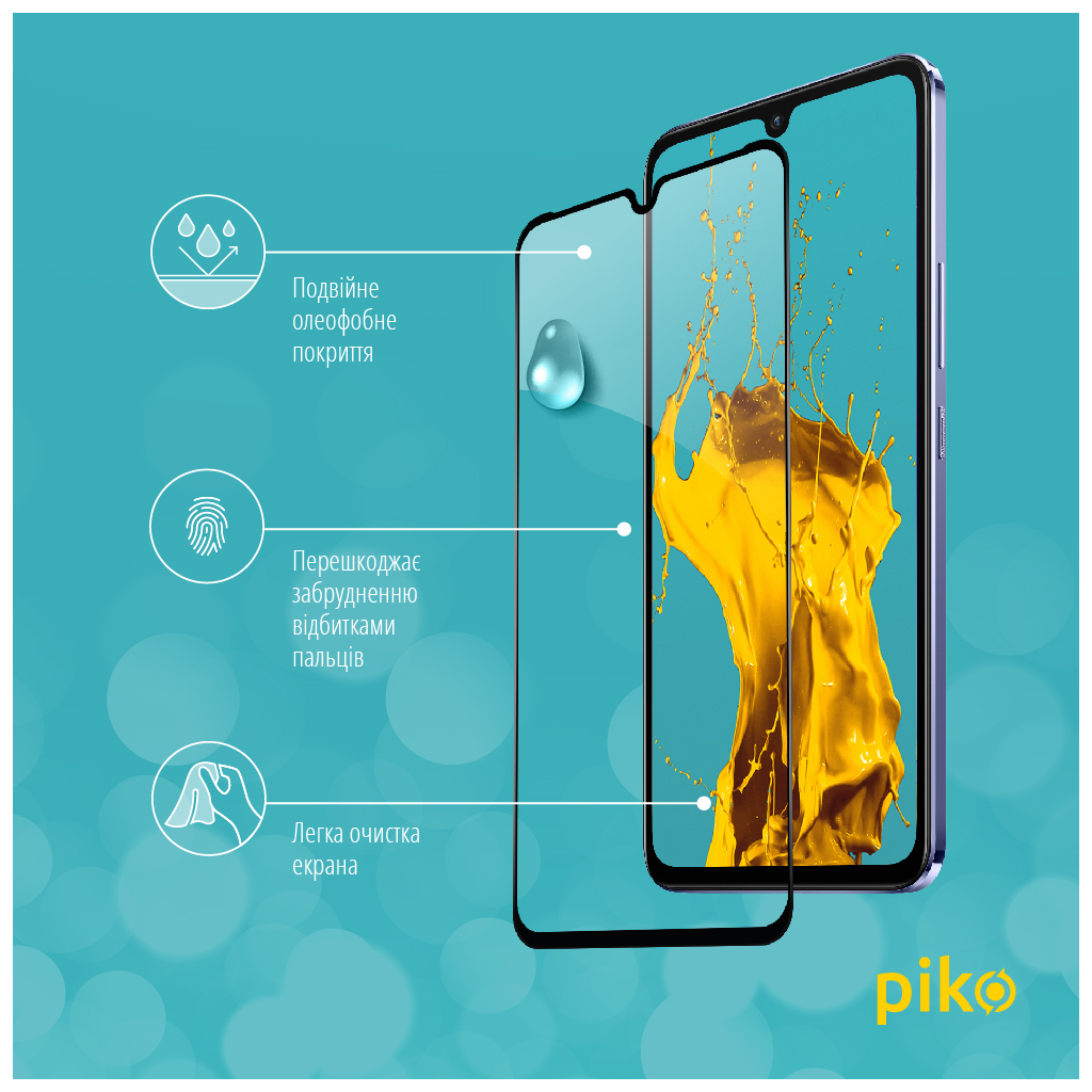 Скло захисне Piko Full Glue Vivo V21 (1283126528507) - зображення 5