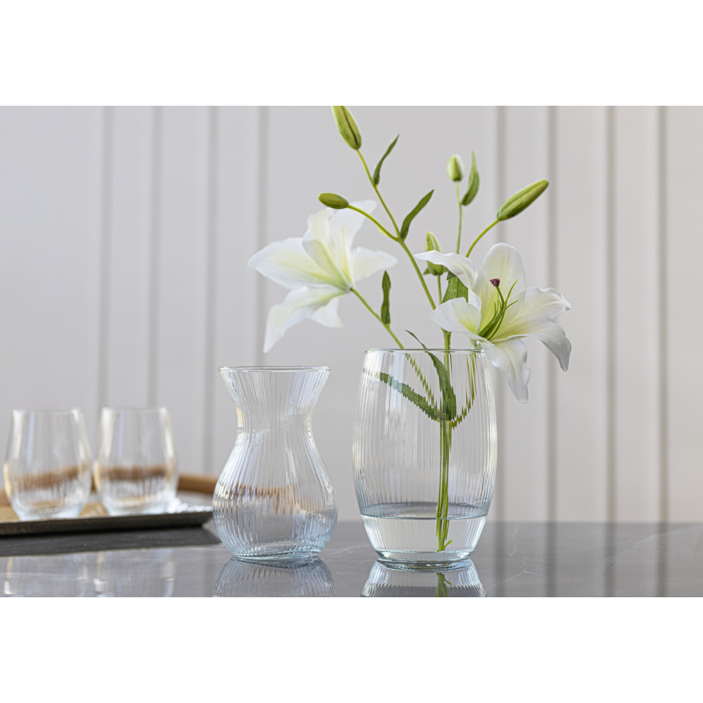 Ваза Trend Glass Asta Ribs 18 см (35446) - зображення 3