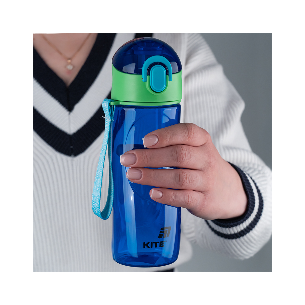 Поїльник-непроливайка Kite 530 мл, синя (K25-400-3) - зображення 5