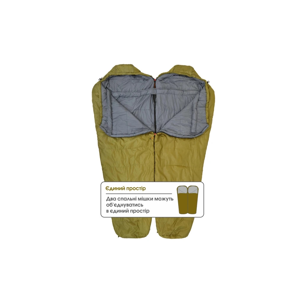 Спальний мішок Mousson RINGO L Olive (10162) - изображение 11