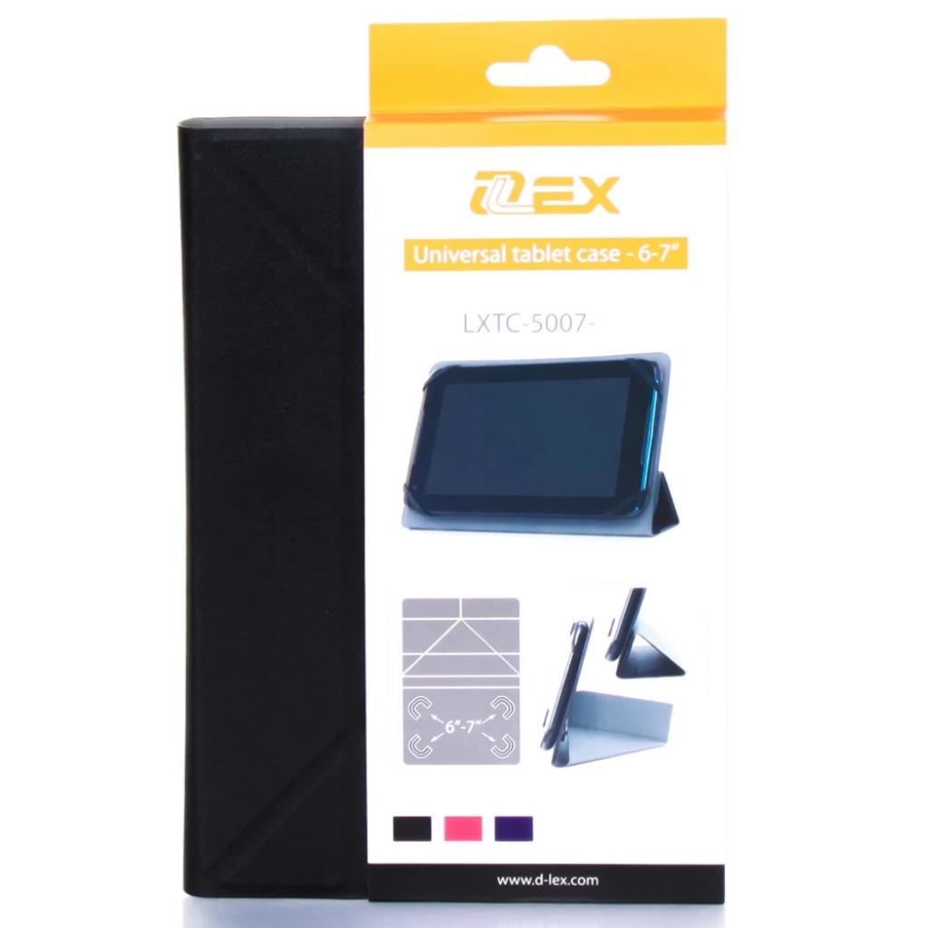 Чохол до планшета D-Lex 7 20.5*13.5*1.0 LXTC-5007-DB (4306) - зображення 6