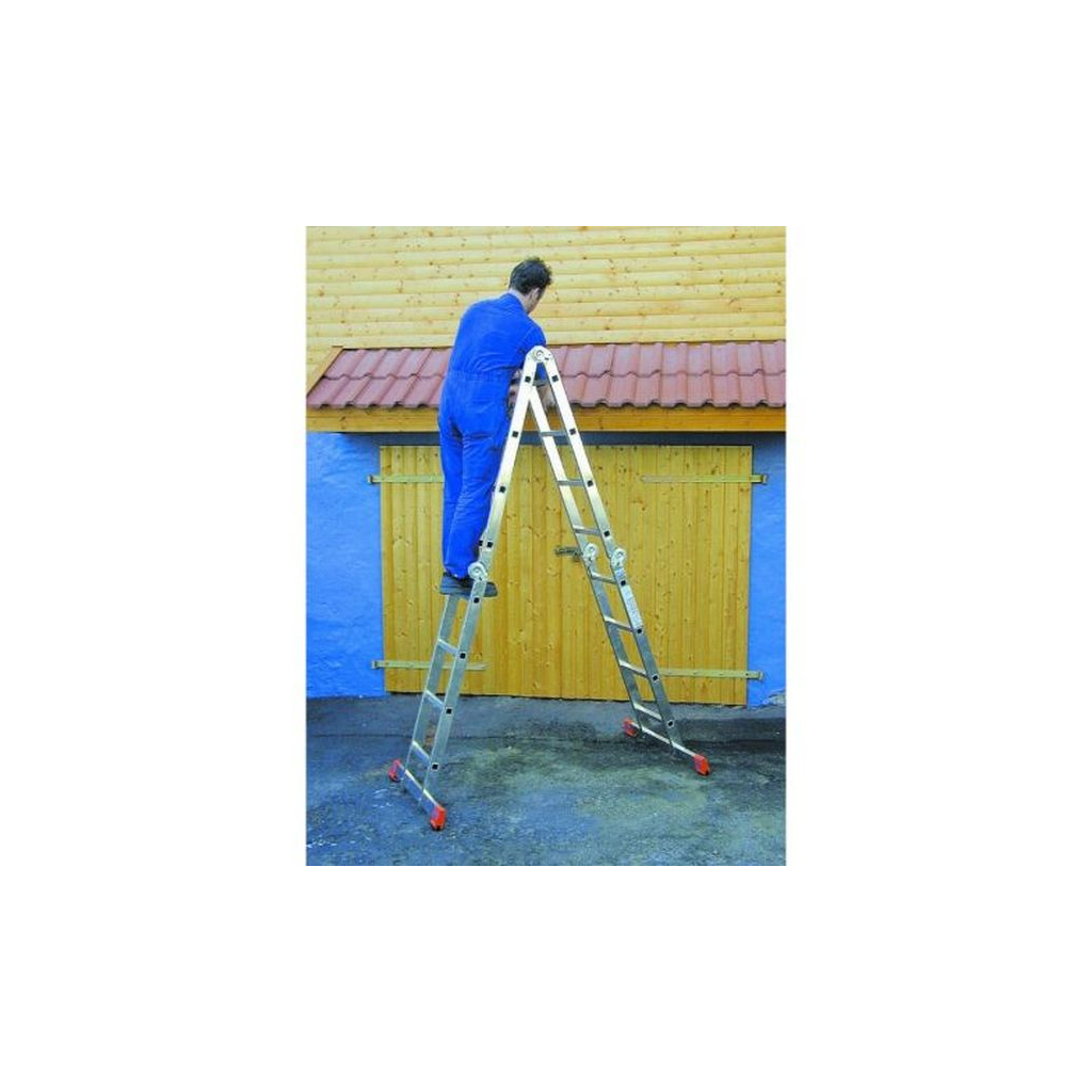 Драбина Werk шарнірна LC3412 (4х3) (76278) - зображення 2