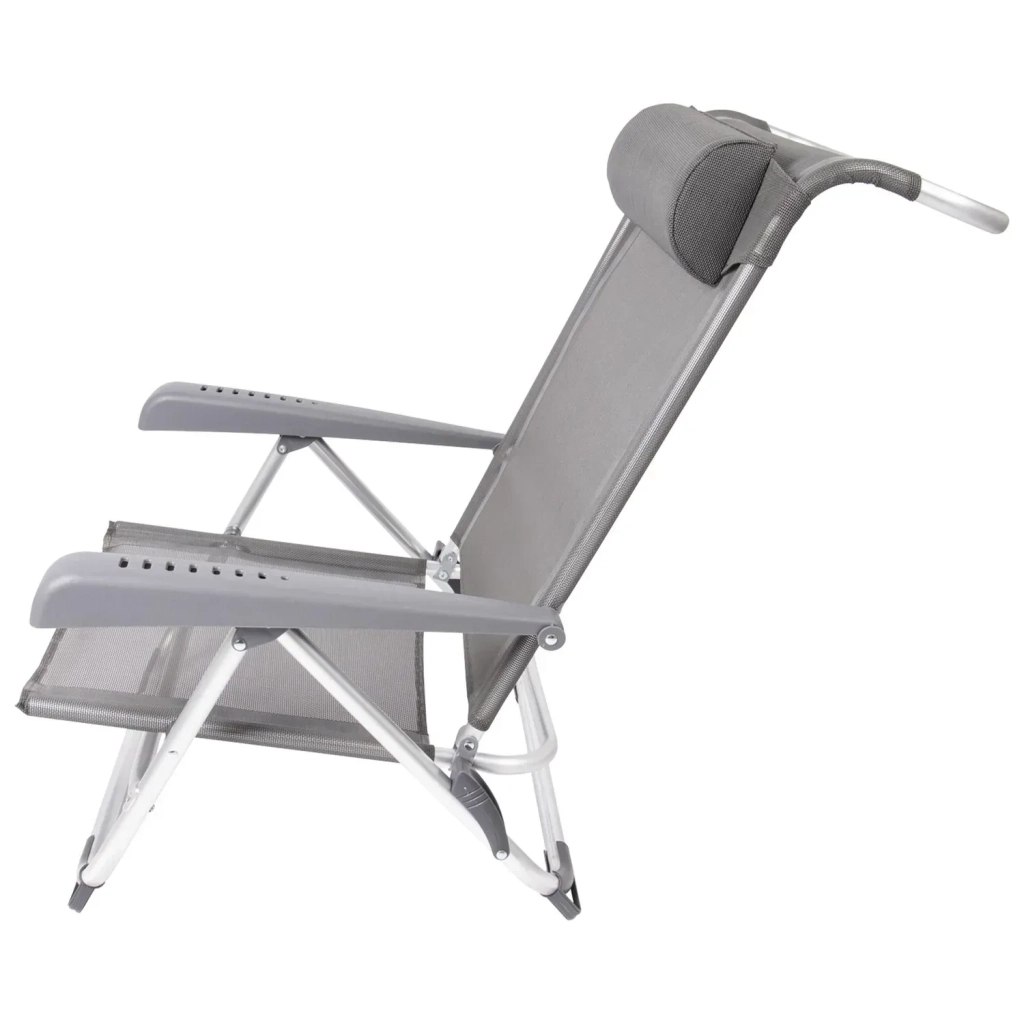 Крісло складане Bo-Camp Saint-Tropez Grey (1204796) (DAS303395) - зображення 5