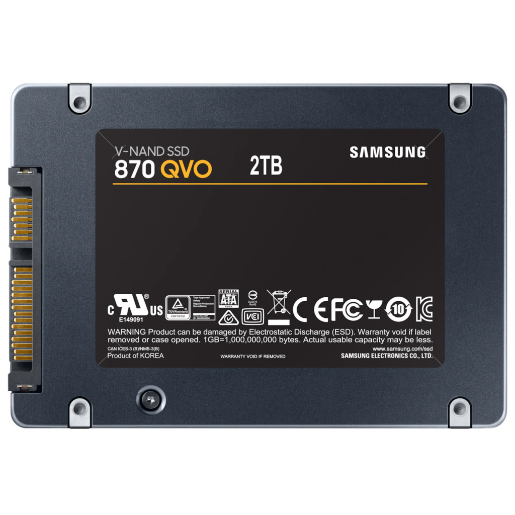 Накопичувач SSD 2.5" 2TB 870 QVO Samsung (MZ-77Q2T0BW) - зображення 2