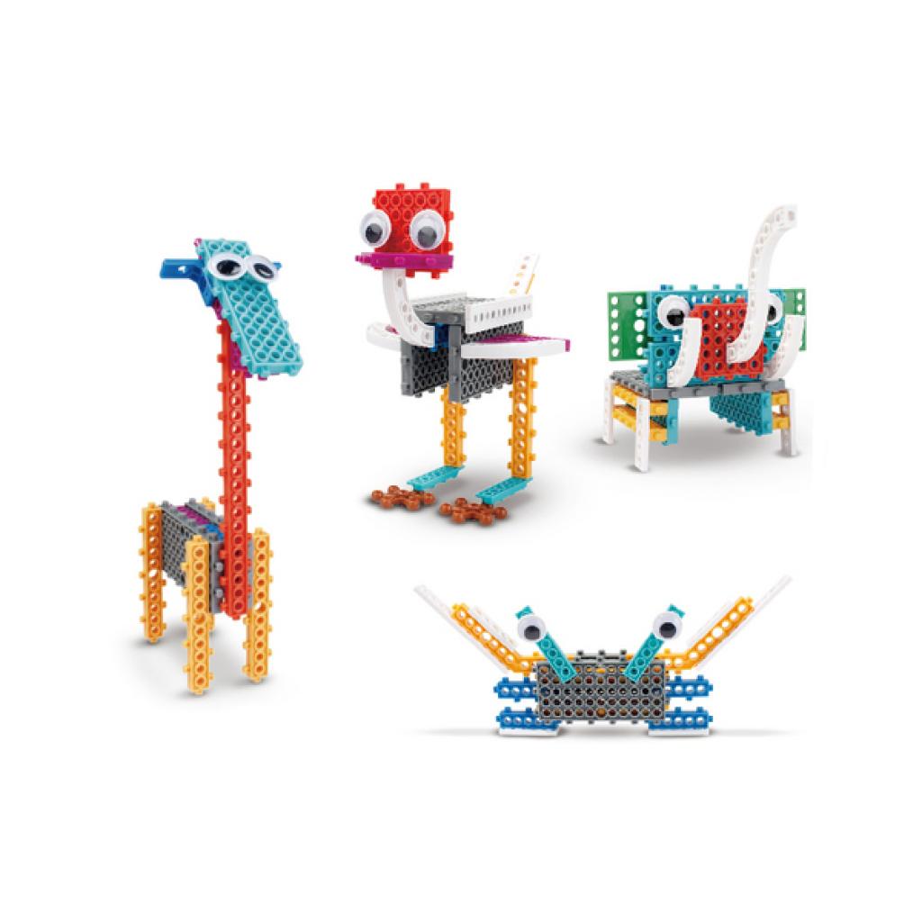 Конструктор HiQ електронний дитячий B711 12-в-1, 173 деталі (тварини) (LYH-B711) - зображення 9