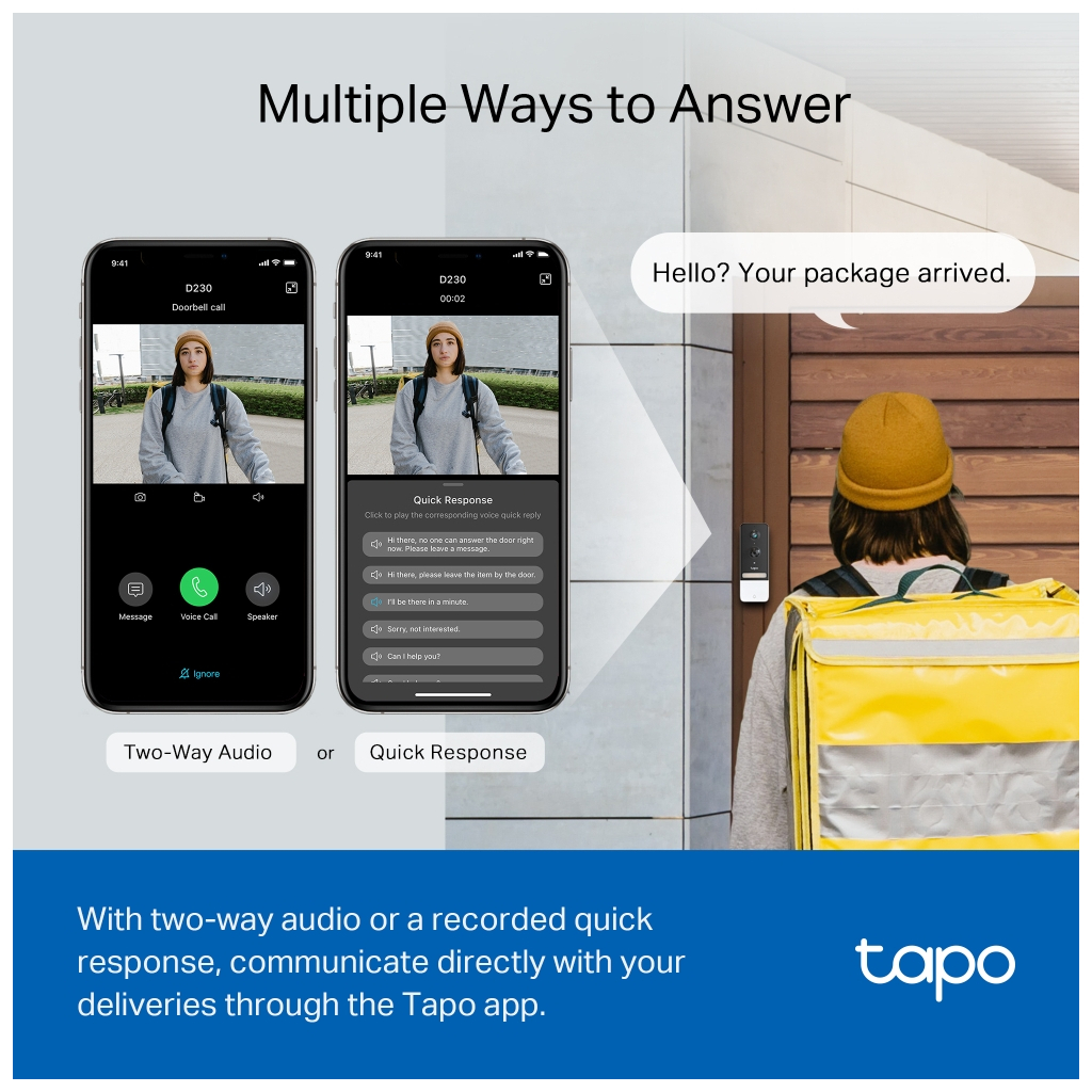 Дверний дзвінок TP-Link Tapo D230S1 (TAPO-D230S1) - зображення 4