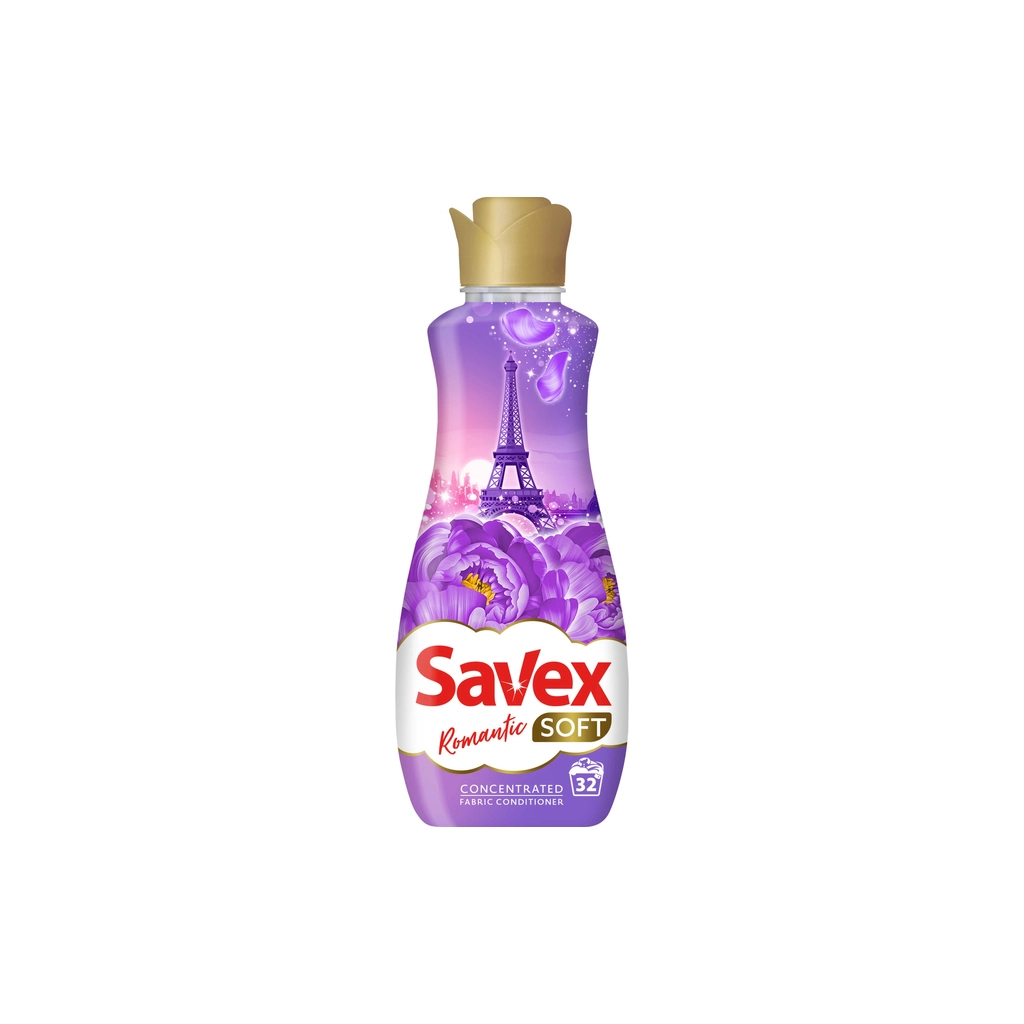 Кондиціонер для білизни Savex Soft Romantic 800 мл (3800024048944) - зображення 1