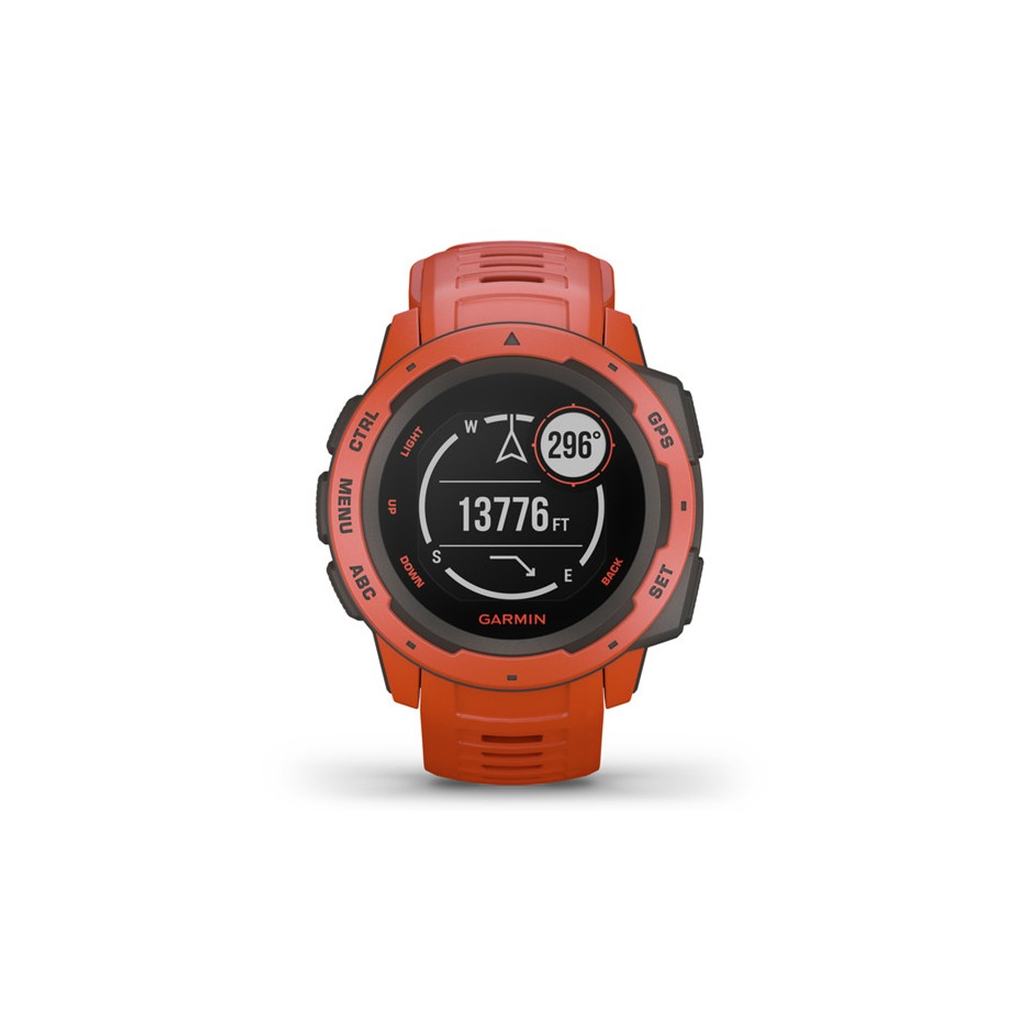 Смарт-годинник Garmin Instinct, Flame Red (010-02064-02) - зображення 2