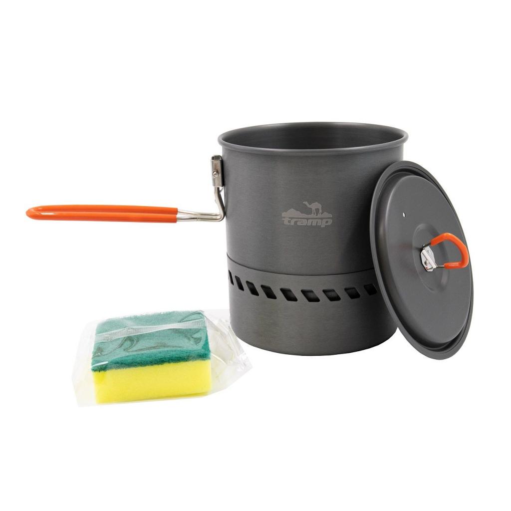 Котел туристичний Tramp анодований з теплообмінником 1,5 л (TRC-118) - зображення 3