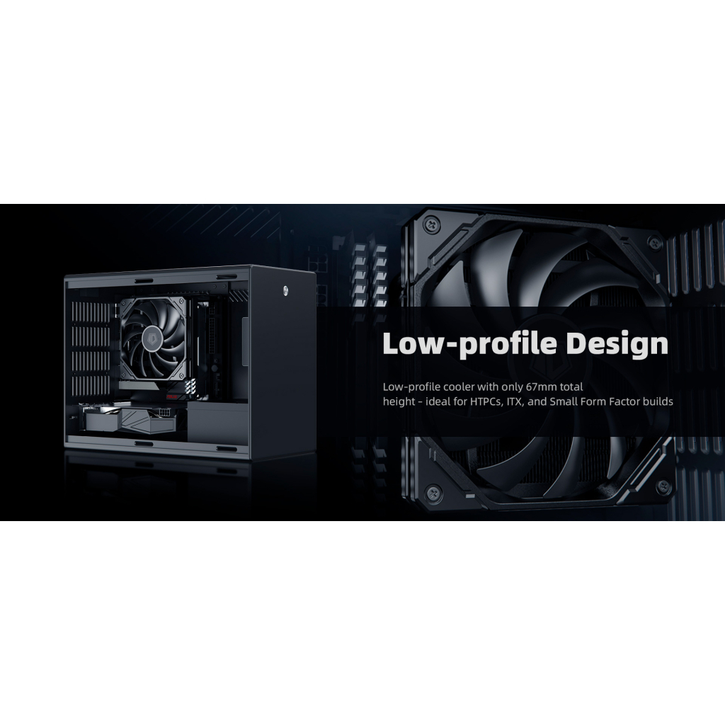 Кулер до процесора ID-Cooling IS-67-XT Black - зображення 9