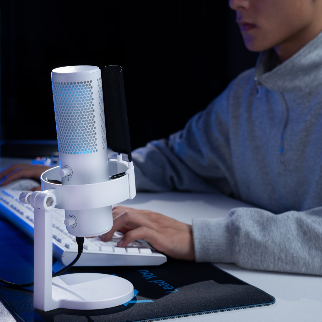 Мікрофон Fifine A9W USB White (A9W) - зображення 8