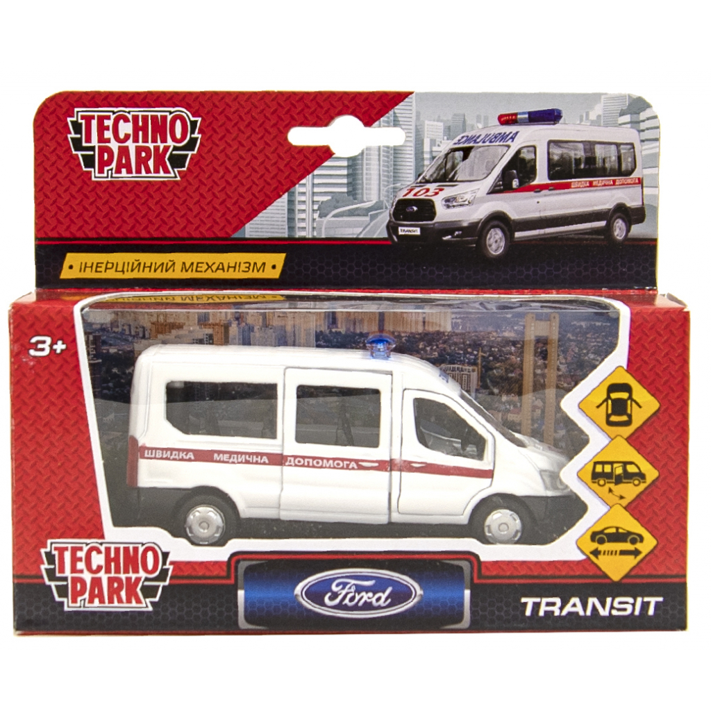 Спецтехніка Технопарк Ford Швидка допомога (SB-18-18-A-W-WB-N) - зображення 8