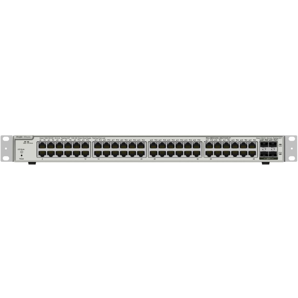 Комутатор мережевий Ruijie Networks RG-NBS3200-48GT4XS-P - зображення 1