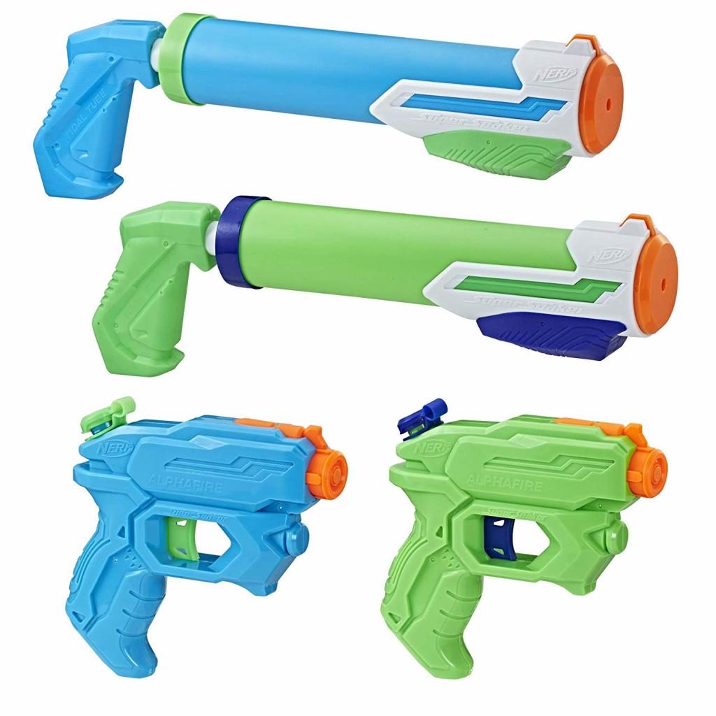 Іграшкова зброя Hasbro Nerf Super Soaker FloodTastic (4 бластери) (E2999) - изображение 1