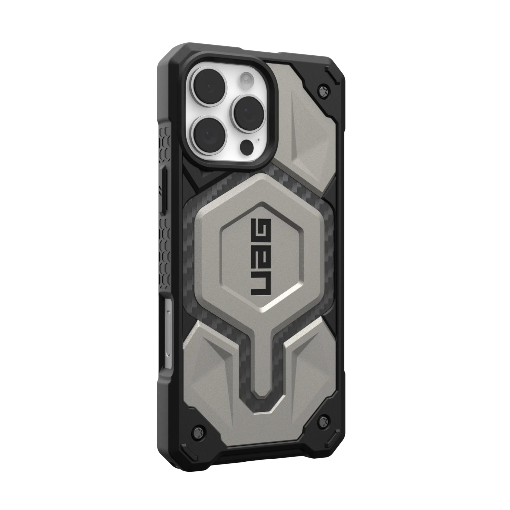 Чохол до мобільного телефона UAG iPhone 16 Pro Max Monarch Pro Magsafe Titanium (114457113636) - зображення 2