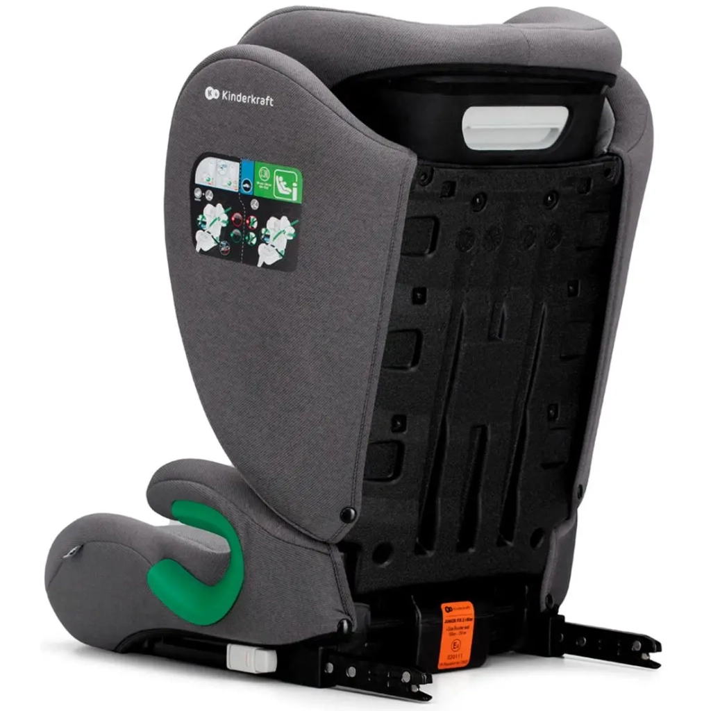 Автокрісло Kinderkraft Junior Fix 2 i-Size Rocket Grey (KCJUFI20GRY0000) (5902533921577) - зображення 4
